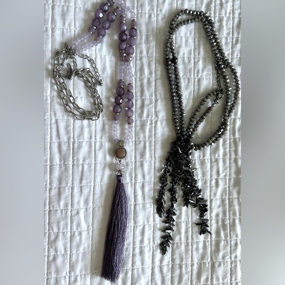 NY&Co Beaded Long Necklace pair. - Picture 3 of 14